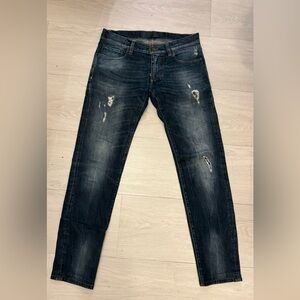 Vintage Dolce & Gabbana Dark ripped Denim